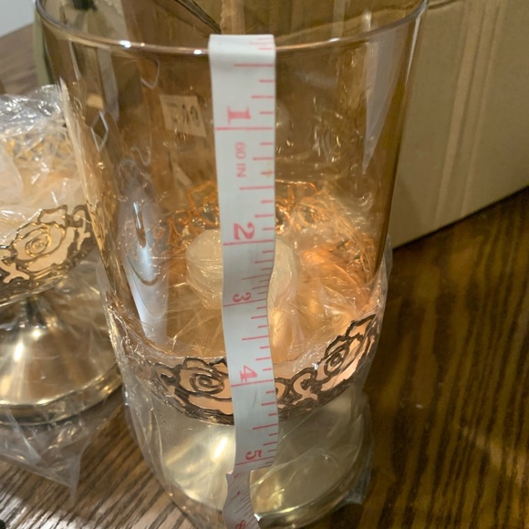 Candy Dish Vintage-Style LOT Cookies Makeup Brushes Jar Pedestal - Picture 5 of 8